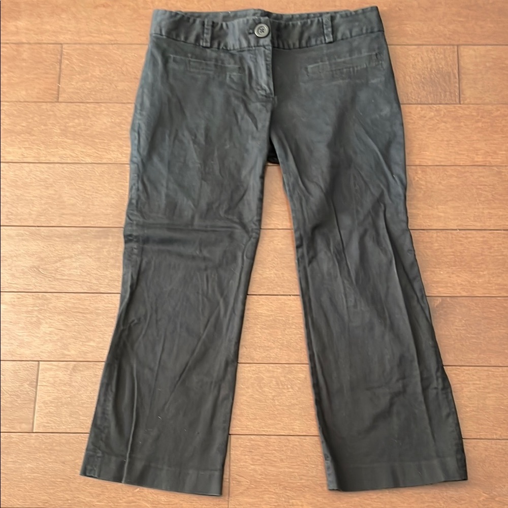 Stylish Black Cropped Pants